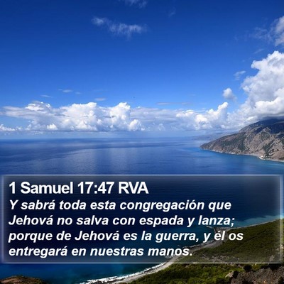 1 Samuel 17:47 RVA Bible Verse Image