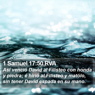 1 Samuel 17:50 RVA Bible Verse Image