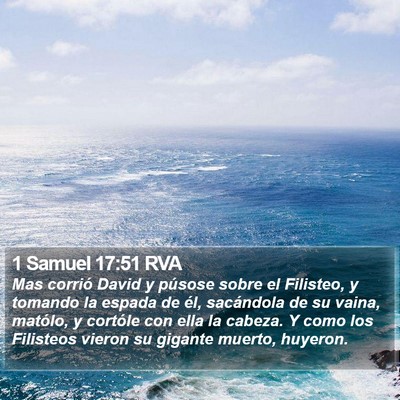 1 Samuel 17:51 RVA Bible Verse Image