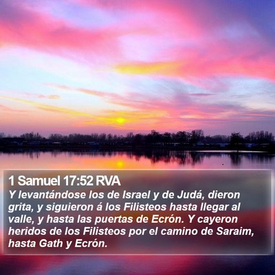1 Samuel 17:52 RVA Bible Verse Image