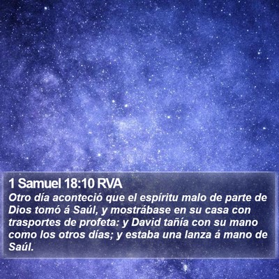 1 Samuel 18:10 RVA Bible Verse Image