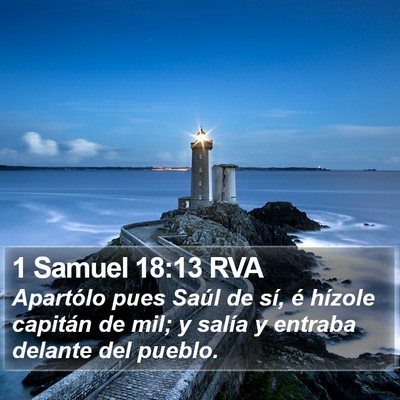 1 Samuel 18:13 RVA Bible Verse Image