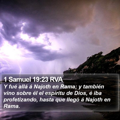 1 Samuel 19:23 RVA Bible Verse Image