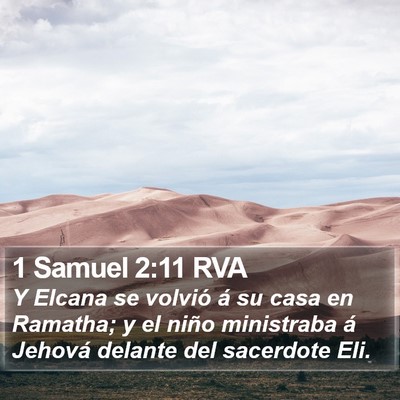 1 Samuel 2:11 RVA Bible Verse Image