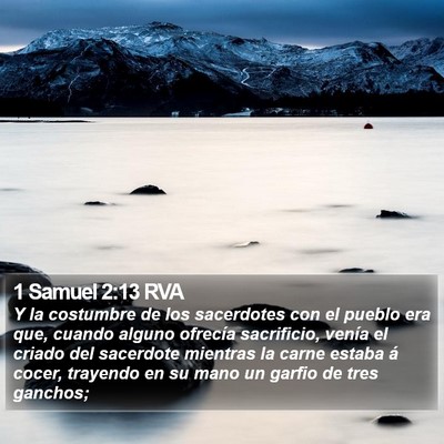 1 Samuel 2:13 RVA Bible Verse Image