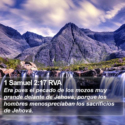 1 Samuel 2:17 RVA Bible Verse Image