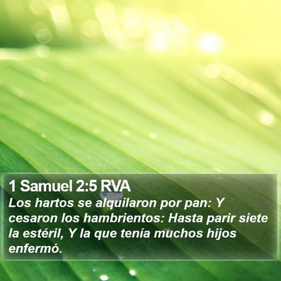 1 Samuel 2:5 RVA Bible Verse Image