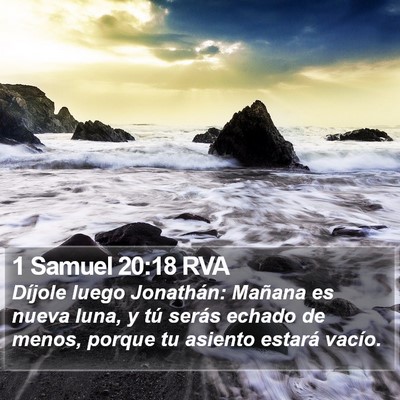 1 Samuel 20:18 RVA Bible Verse Image