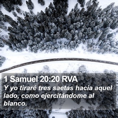 1 Samuel 20:20 RVA Bible Verse Image