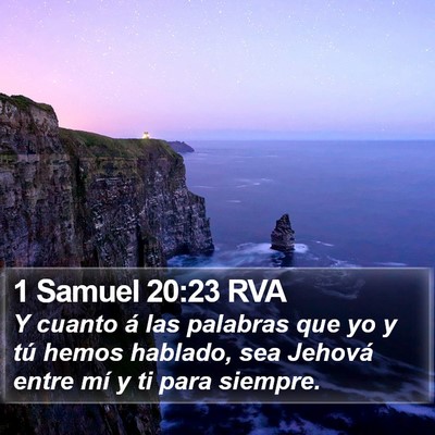 1 Samuel 20:23 RVA Bible Verse Image