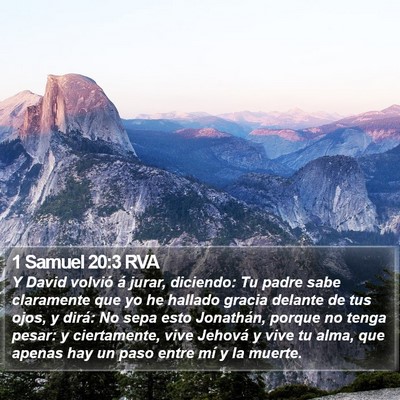 1 Samuel 20:3 RVA Bible Verse Image