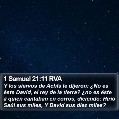 1 Samuel 21:11 RVA Bible Verse Image
