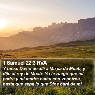 1 Samuel 22:3 RVA Bible Verse Image