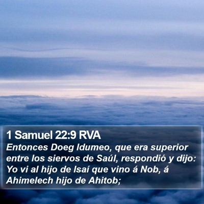 1 Samuel 22:9 RVA Bible Verse Image