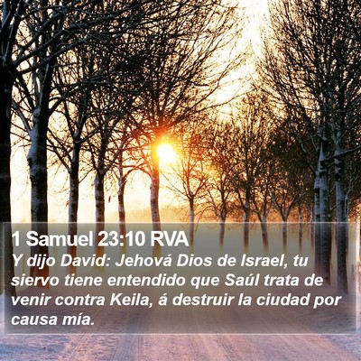 1 Samuel 23:10 RVA Bible Verse Image