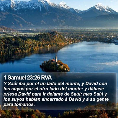 1 Samuel 23:26 RVA Bible Verse Image
