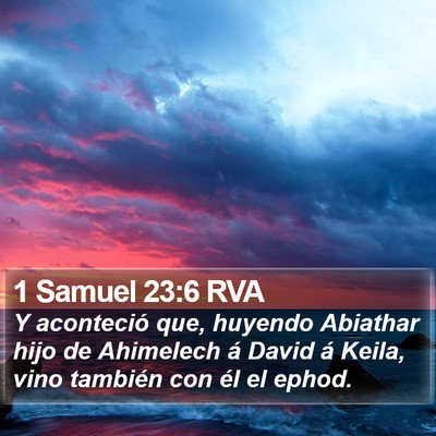 1 Samuel 23:6 RVA Bible Verse Image