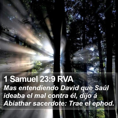 1 Samuel 23:9 RVA Bible Verse Image