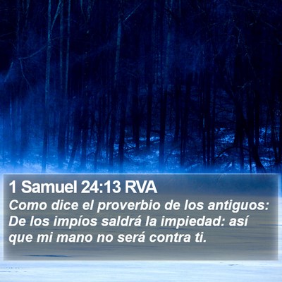1 Samuel 24:13 RVA Bible Verse Image