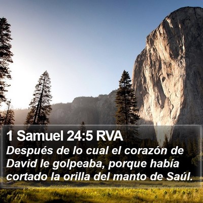 1 Samuel 24:5 RVA Bible Verse Image