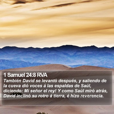 1 Samuel 24:8 RVA Bible Verse Image