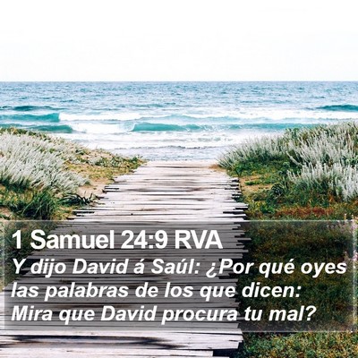 1 Samuel 24:9 RVA Bible Verse Image