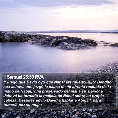 1 Samuel 25:39 RVA Bible Verse Image
