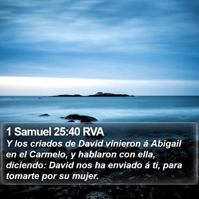 1 Samuel 25:40 RVA Bible Verse Image