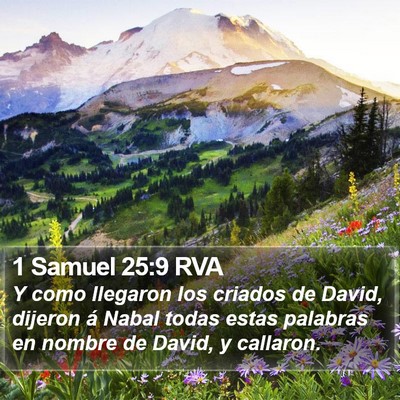 1 Samuel 25:9 RVA Bible Verse Image