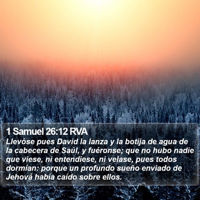 1 Samuel 26:12 RVA Bible Verse Image