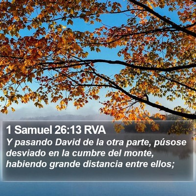 1 Samuel 26:13 RVA Bible Verse Image
