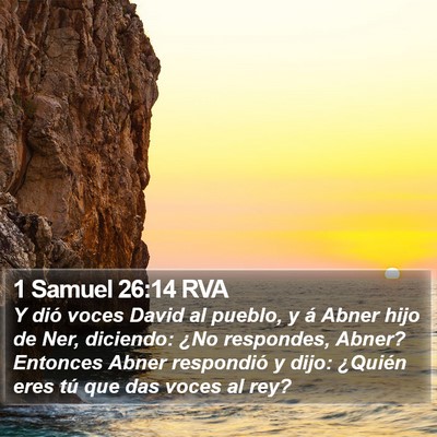 1 Samuel 26:14 RVA Bible Verse Image