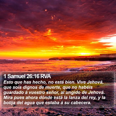 1 Samuel 26:16 RVA Bible Verse Image