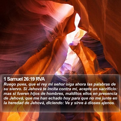 1 Samuel 26:19 RVA Bible Verse Image