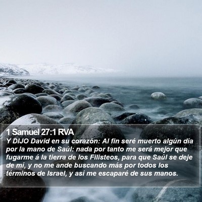 1 Samuel 27:1 RVA Bible Verse Image