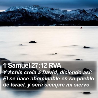 1 Samuel 27:12 RVA Bible Verse Image