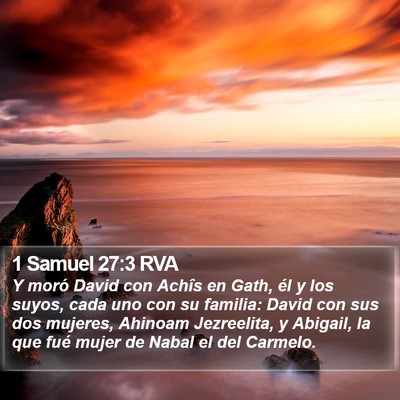1 Samuel 27:3 RVA Bible Verse Image
