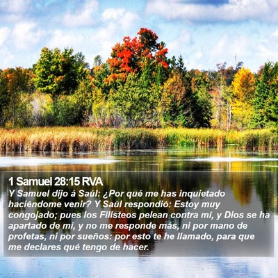 1 Samuel 28:15 RVA Bible Verse Image