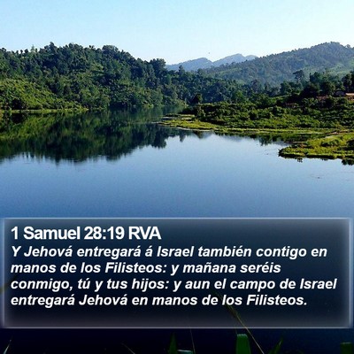 1 Samuel 28:19 RVA Bible Verse Image