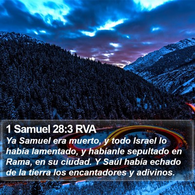1 Samuel 28:3 RVA Bible Verse Image