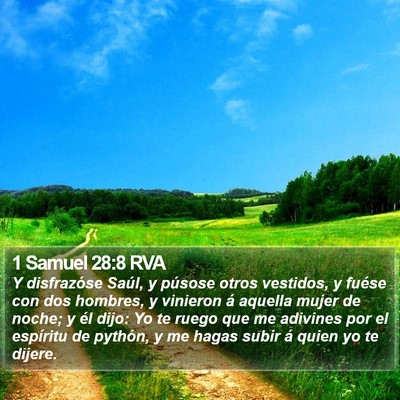 1 Samuel 28:8 RVA Bible Verse Image