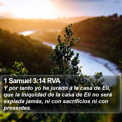 1 Samuel 3:14 RVA Bible Verse Image