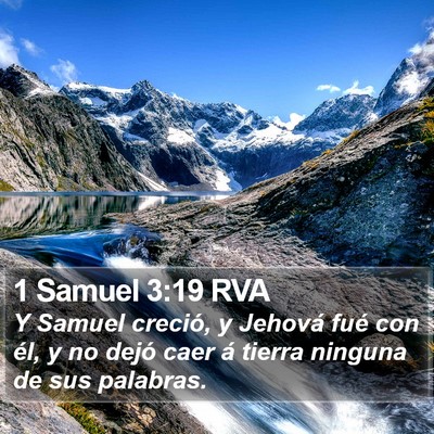 1 Samuel 3:19 RVA Bible Verse Image