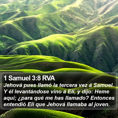 1 Samuel 3:8 RVA Bible Verse Image