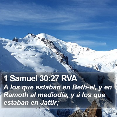 1 Samuel 30:27 RVA Bible Verse Image