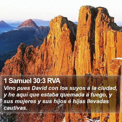 1 Samuel 30:3 RVA Bible Verse Image
