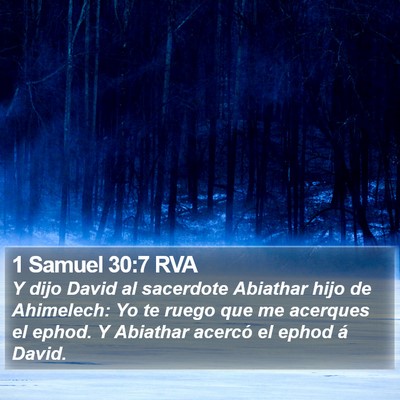 1 Samuel 30:7 RVA Bible Verse Image