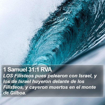 1 Samuel 31:1 RVA Bible Verse Image