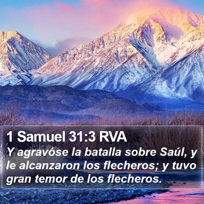 1 Samuel 31:3 RVA Bible Verse Image