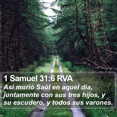 1 Samuel 31:6 RVA Bible Verse Image